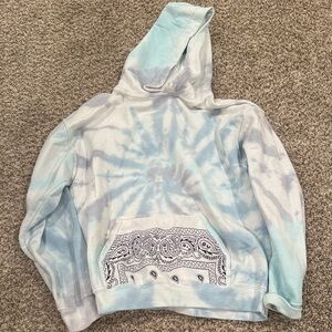 Tie-Dye Hoodie with Bandana Pocket medium